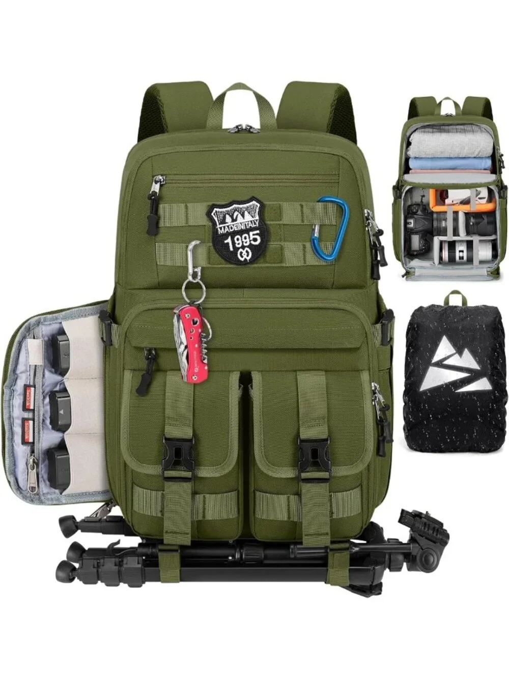 Camera Backpack for DSLR/SLR/Mirrorless - Stylish, Durable, & Spacious Bag for